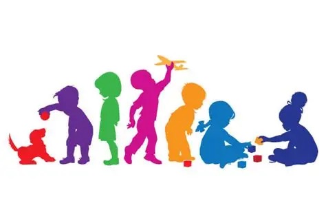 Children playing at Play World Child Care Center